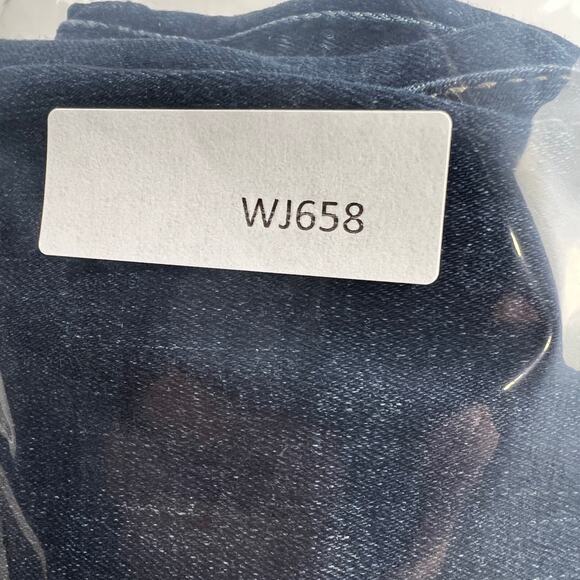 Democracy "Ab"Technology Dark Wash Boot Cut Mid Rise Tummy Control Jeans Size 14 - Picture 15 of 16